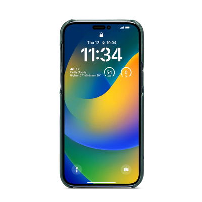 Iphone 13 12 এর জন্য ক্ষতিহীন চামড়া ফোন কেস ল্যাম্বস্কিন সেল ফোন কেস