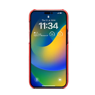 Iphone 13 12 এর জন্য ক্ষতিহীন চামড়া ফোন কেস ল্যাম্বস্কিন সেল ফোন কেস