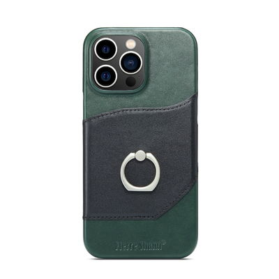 Iphone 13 12 এর জন্য ক্ষতিহীন চামড়া ফোন কেস ল্যাম্বস্কিন সেল ফোন কেস